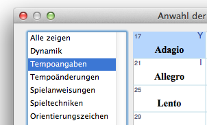 Dialogbox mit Listen