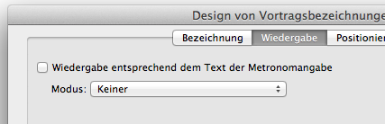 Dialogbox mit Reitern
