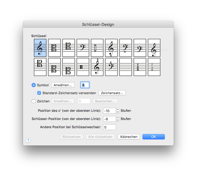 Dialogbox Schlüssel-Design