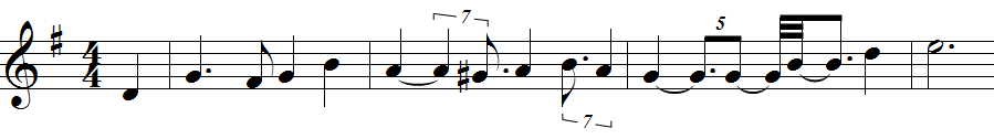 Beispiel Notation