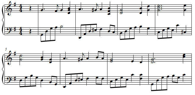 Beispiel Notation