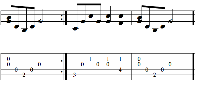 Beispiel Notation