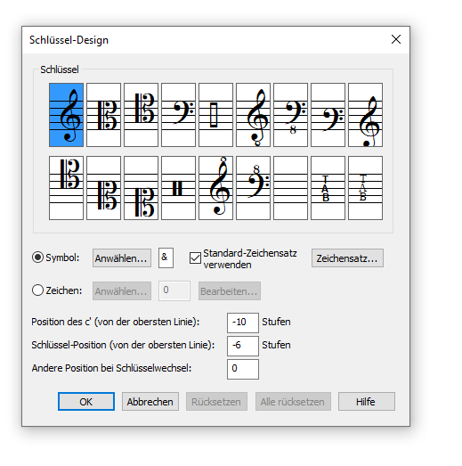 Dialogbox Schlüssel-Design
