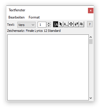 Dialogbox Textfenster