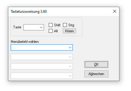 Tastaturzuweisung