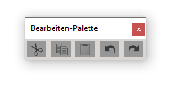 Dialogbox Bearbeiten-Palette
