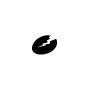 Symbol Gefüllter Notenkopf, zerbrochen