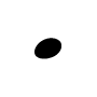 Symbol Gefüllter Notenkopf, leer