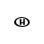 Symbol Ganze Note H
