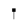 Symbol Pauke harter Schlägel aufwärts