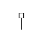 Symbol Pauke weicher Schlägel aufwärts