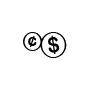 Symbol Münzen