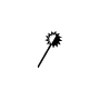 Symbol Mittlerer Garnschlägel links