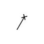Symbol Metall-Schlägel links