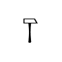 Symbol Metall-Hammer