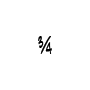 3/4