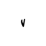 Buchstabe kleines V