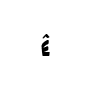 Kleines E mit Zirkumflex