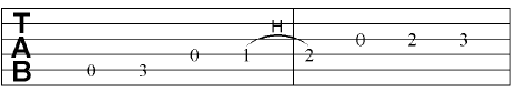 Beispiel Notation